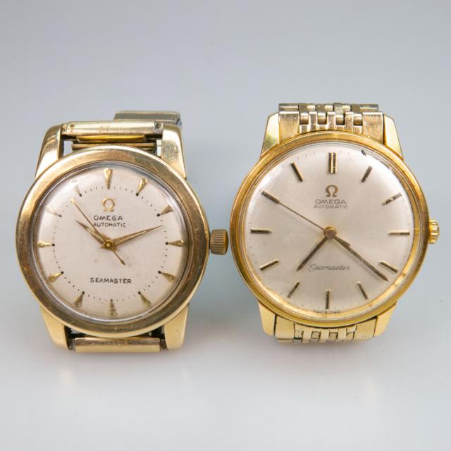 Two Omega Automatic Seamaster Wristwatches