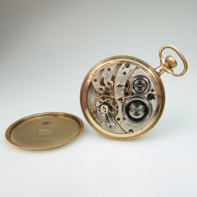 Burlington Watch Co. (Illinois Watch Co.) OpenFace Stem Wind Pocket Watch