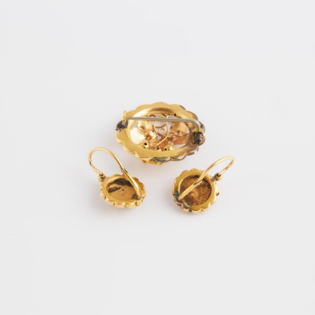 3-Piece 18k Yellow Gold Suite