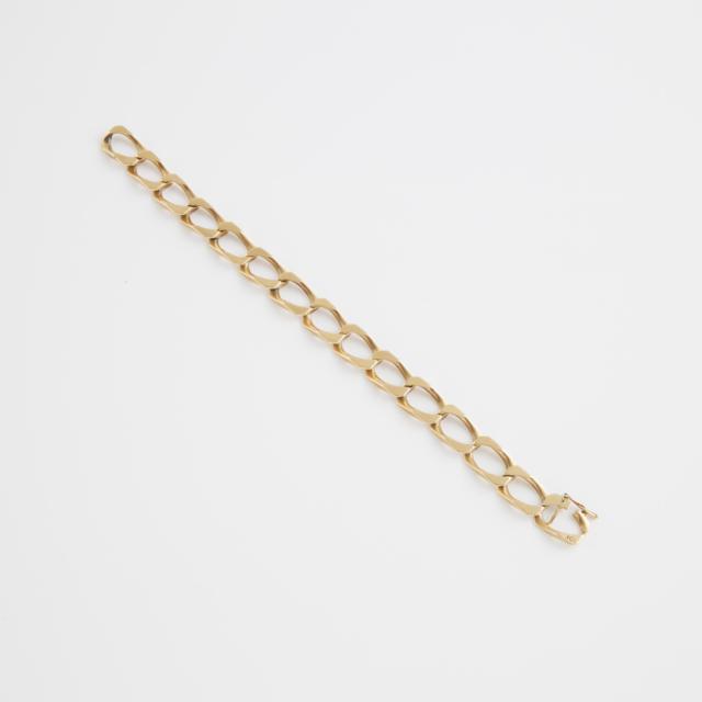 10k Yellow Gold Curb Link Bracelet