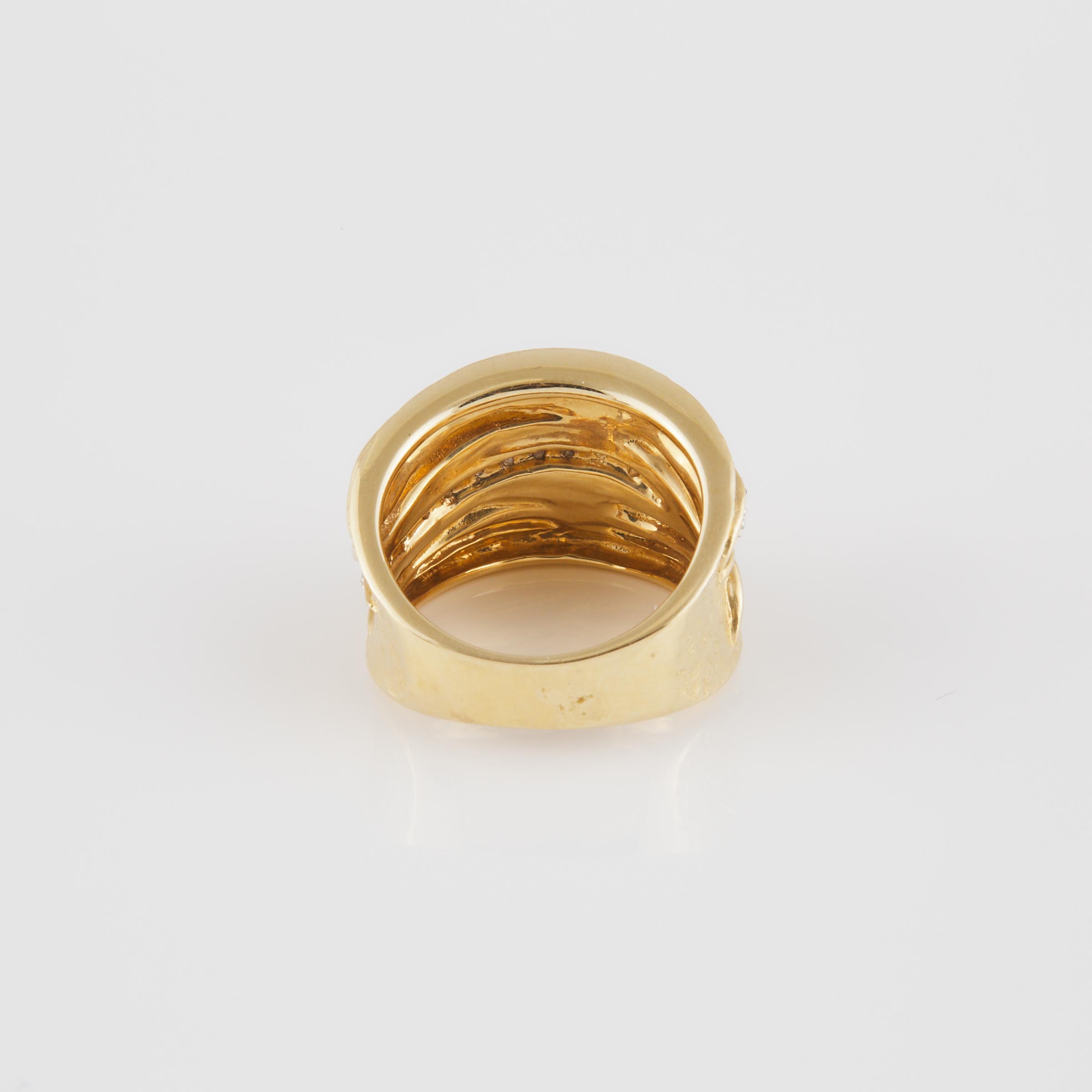 14k Yellow Gold Wide Ring