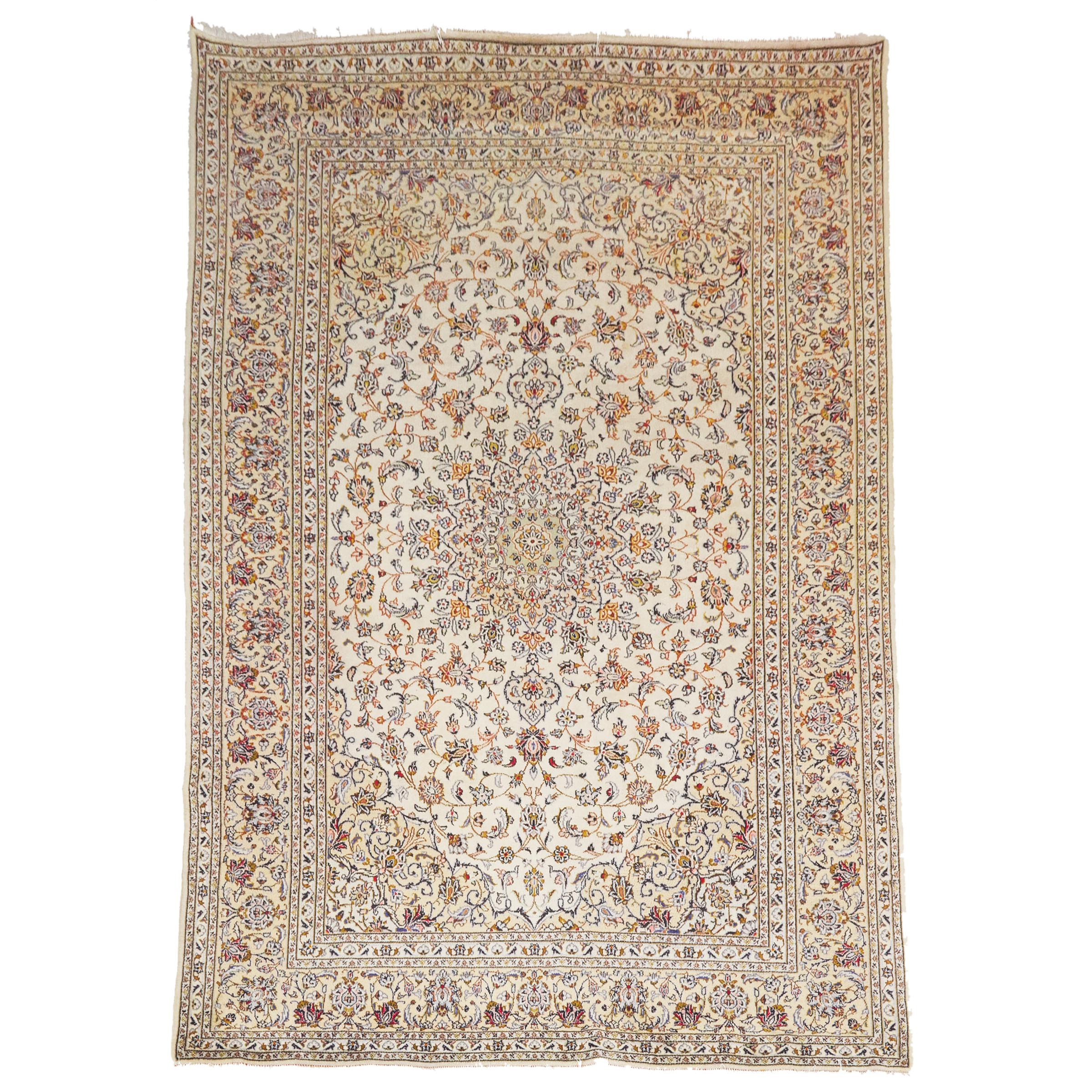 Kashan Carpet, Persian, c.1970