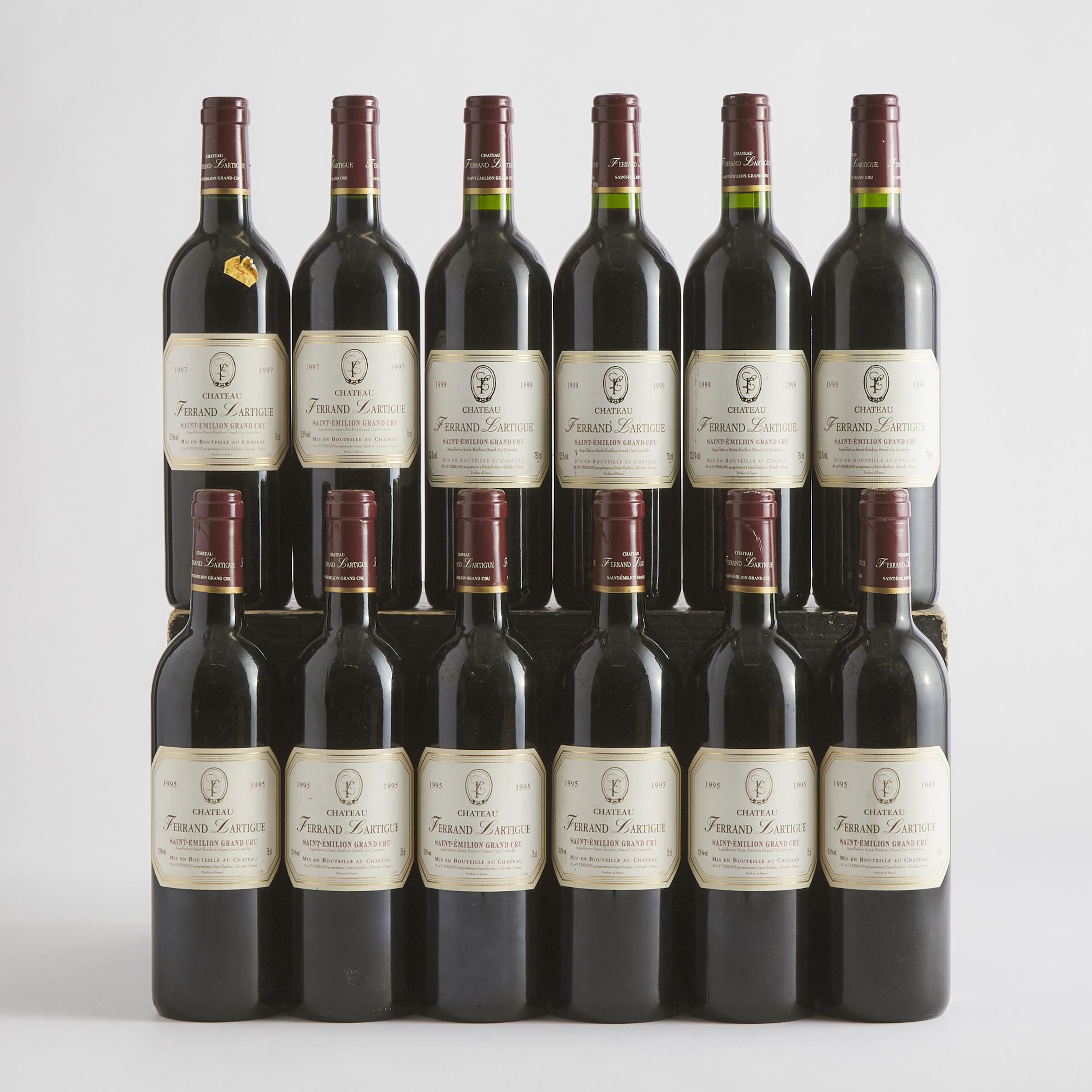 CHÂTEAU FERRAND LARTIGUE 1995 (6)
CHÂTEAU FERRAND LARTIGUE 1997 (2)
CHÂTEAU FERRAND LARTIGUE 1999 (4)