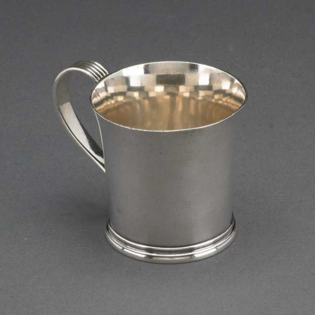 American Silver Mug, Tiffany & Co., New York, N.Y., 20th century