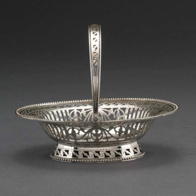 Pair of Dutch Silver Pierced Baskets, for Bossard of Lucerne, 1899