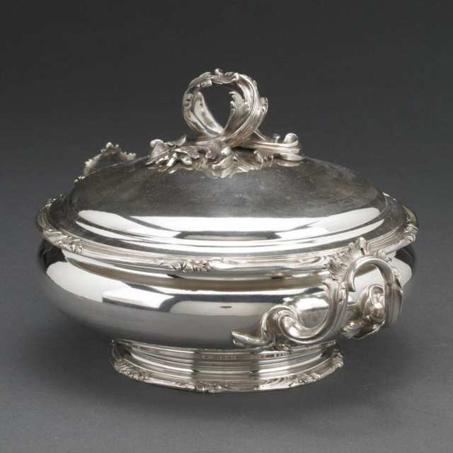 French Silver Covered Vegetable Dish, Paris, early 20th century