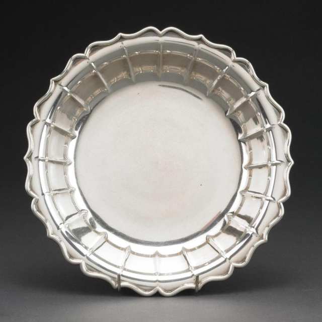 Continental Silver Strawberry Dish, early 20th century