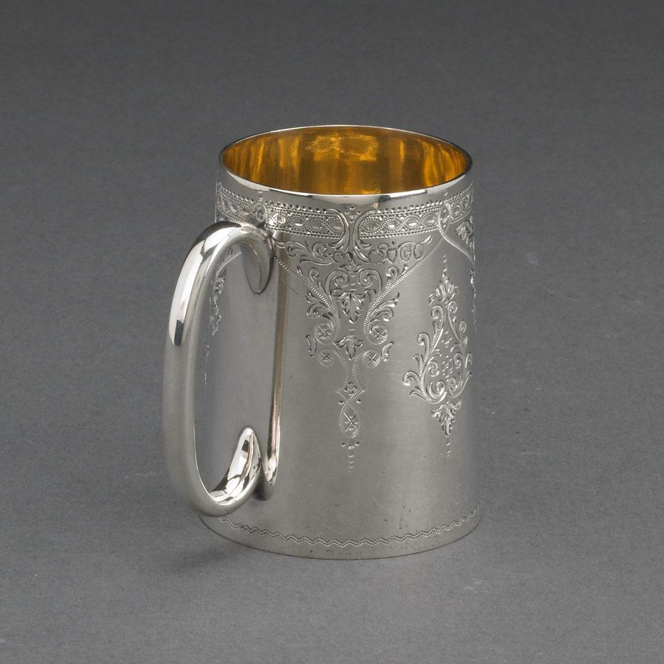 Victorian Silver Small Mug, George Adams, London, 1882