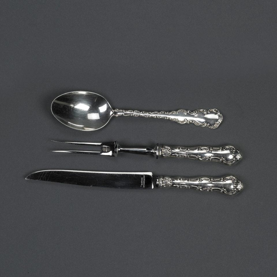 Canadian Silver ‘Louis XV’ Pattern Flatware Service, Roden Bros., Toronto, Ont. and Henry Birks & Sons, Montreal, Que., early 20th century 