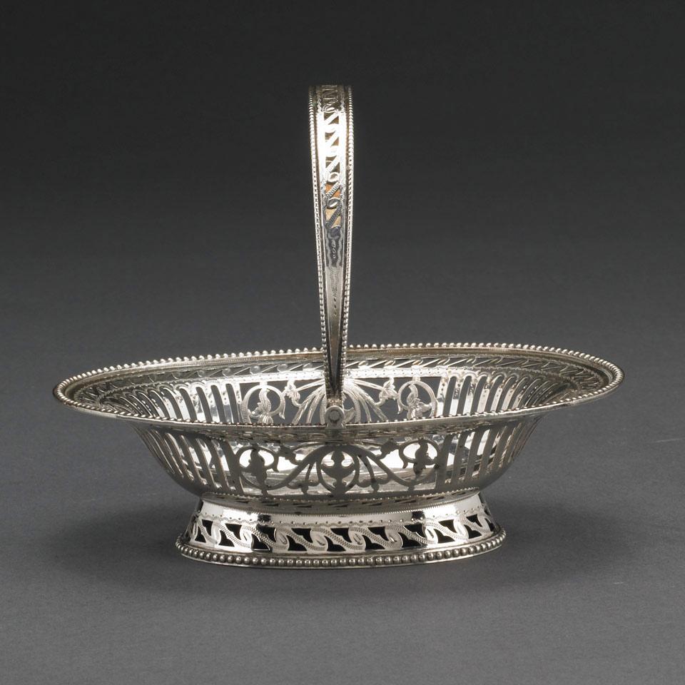 Pair of Dutch Silver Pierced Baskets, for Bossard of Lucerne, 1899