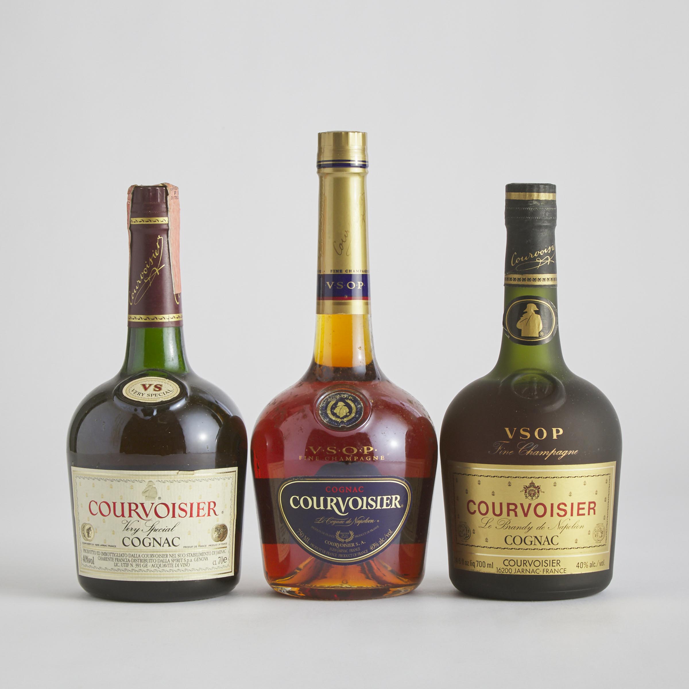 COURVOISIER COGNAC FINE CHAMPAGNE VSOP (ONE 700 ML)
COURVOISIER COGNAC FINE CHAMPAGNE VSOP (ONE 750 ML)
COURVOISIER COGNAC VS (ONE 70 CL)