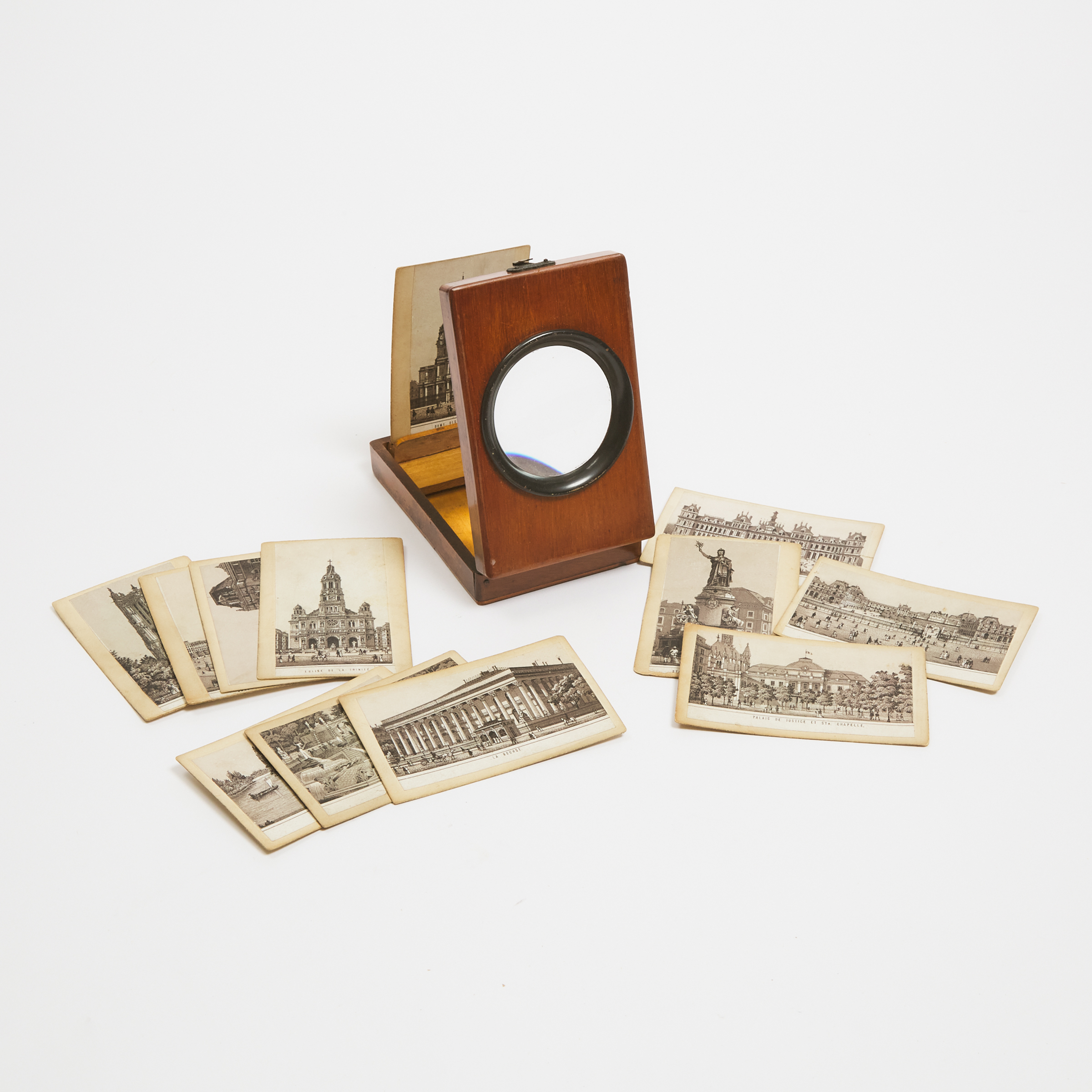 French Optical Card Viewer by Ancienne Maison Martinet, Paris, 19th century