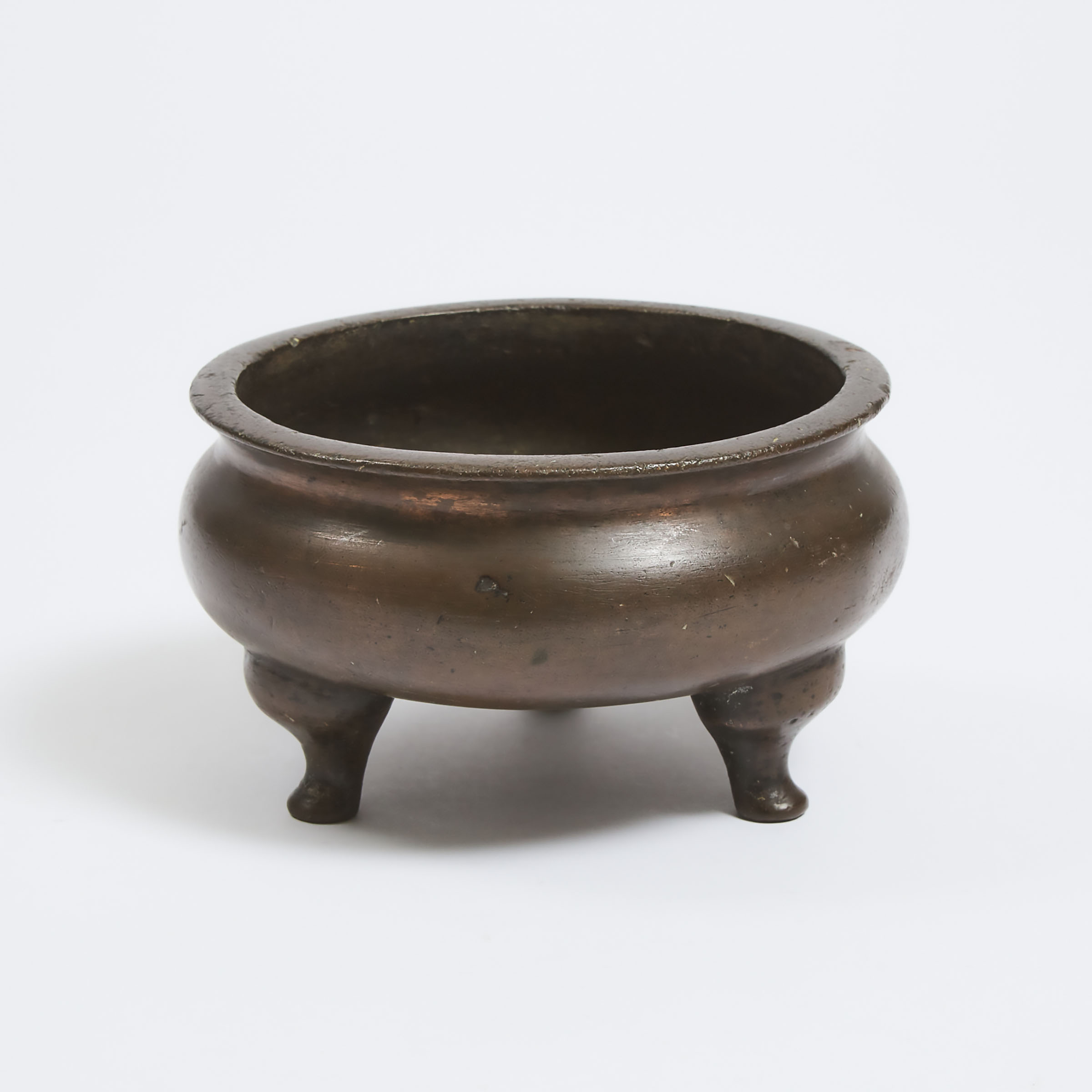 A Bronze Tripod Censer, Late Qing Dynasty, 19th Century