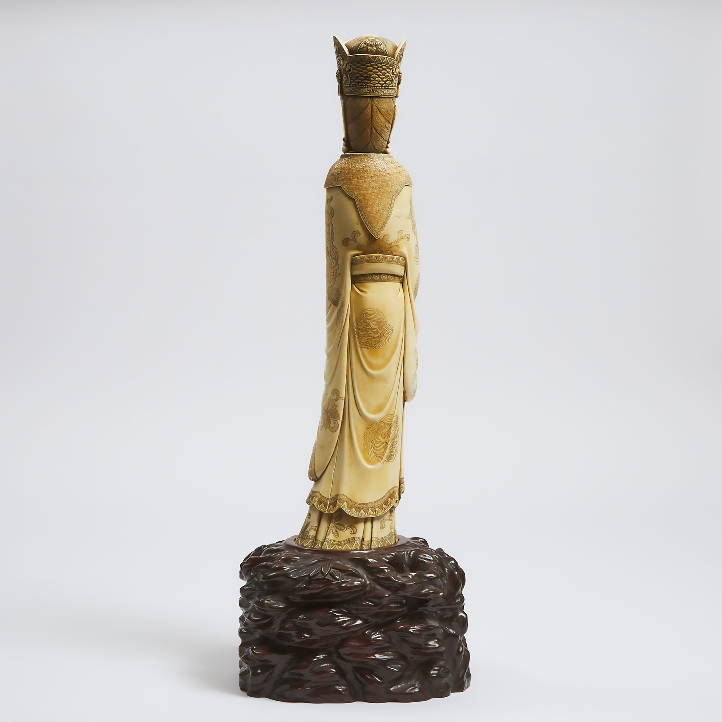 A Large Ivory Figure of an Empress, Early to Mid 20th Century