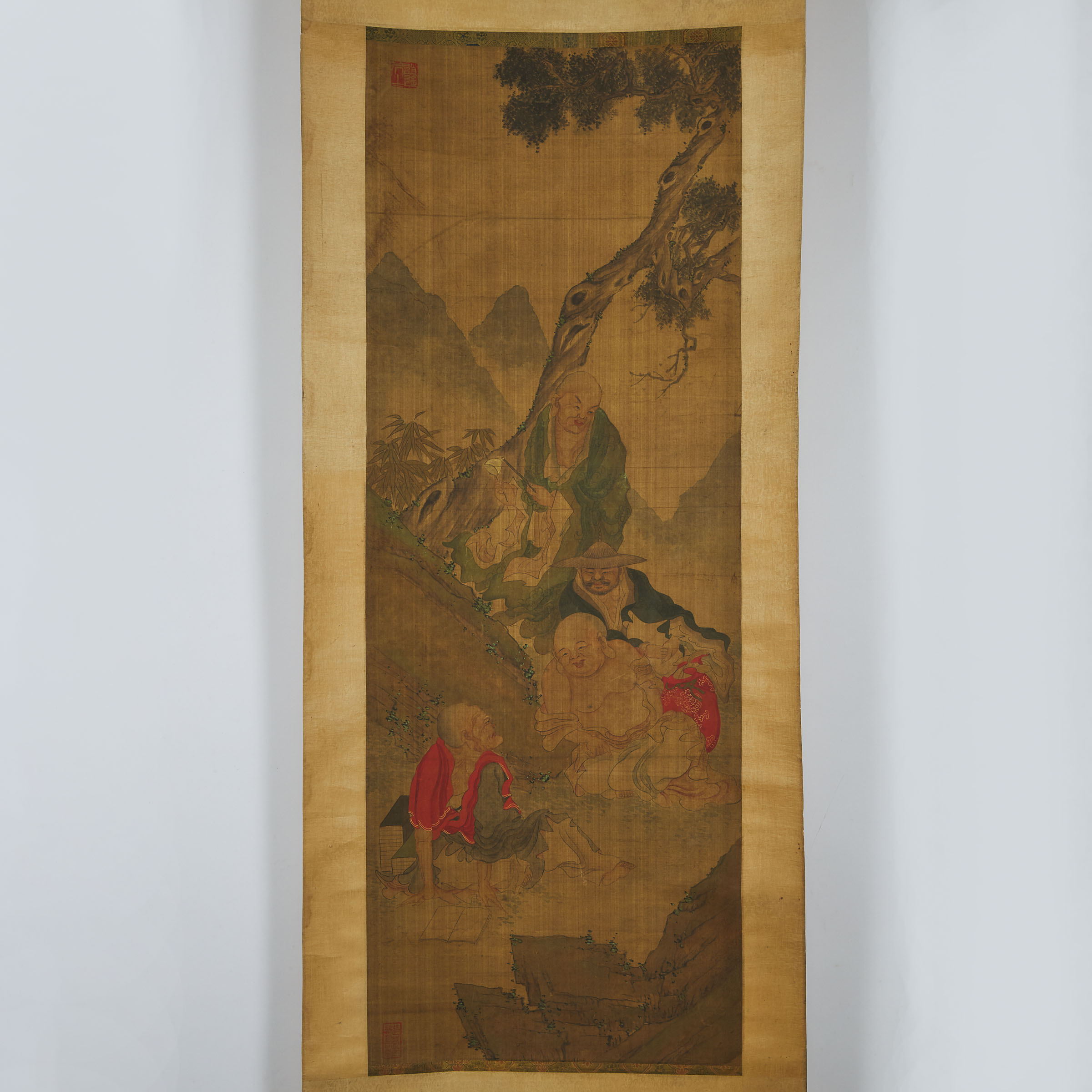 Anonymous (Late Qing Dynasty), A Painting of a Luohan