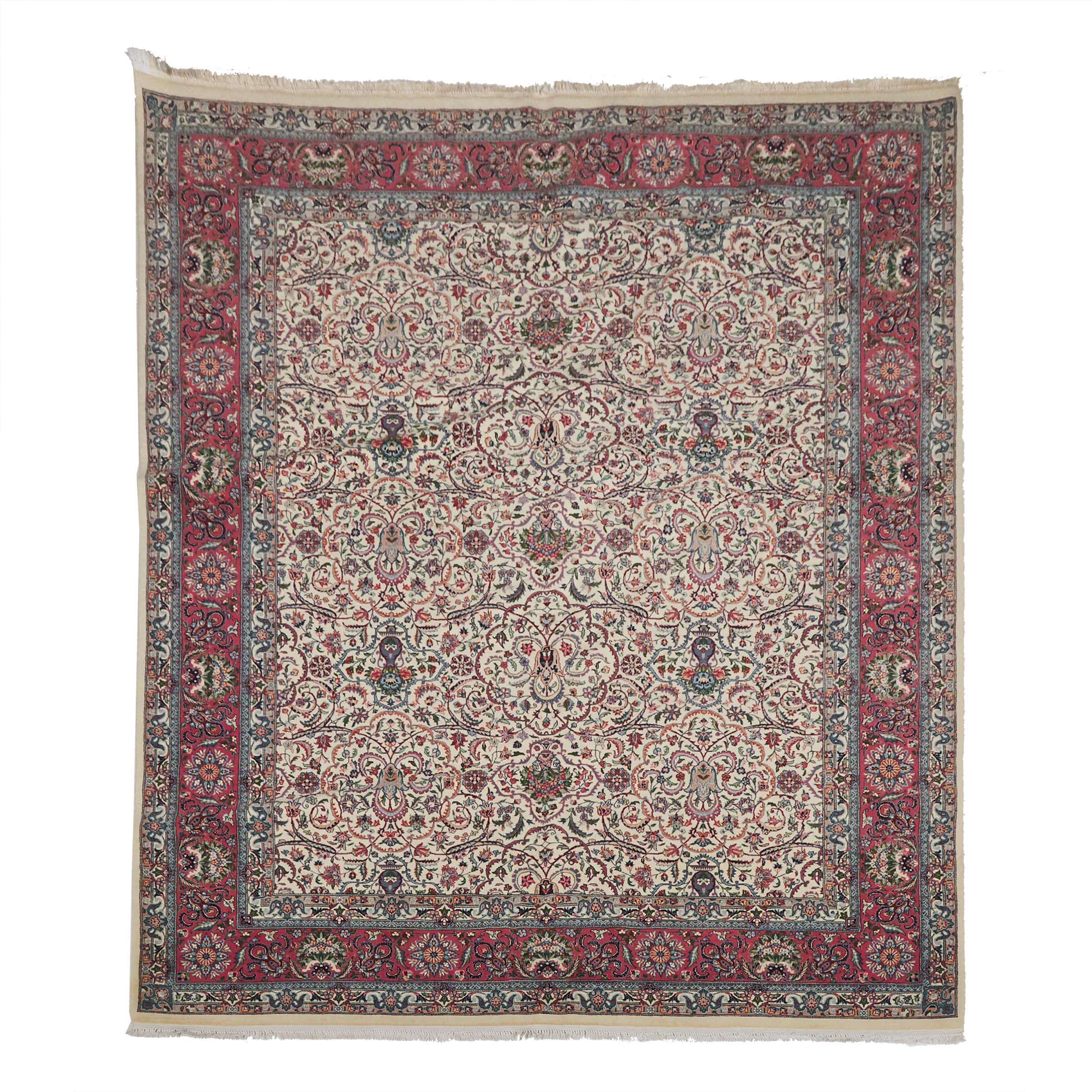 Indian Tabriz Carpet, c.1970/80