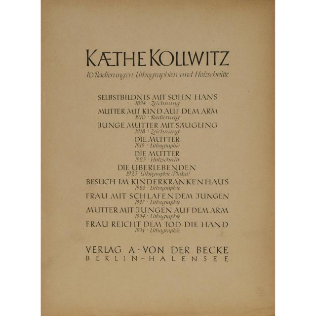 Käthe Kollwitz (1867-1945)