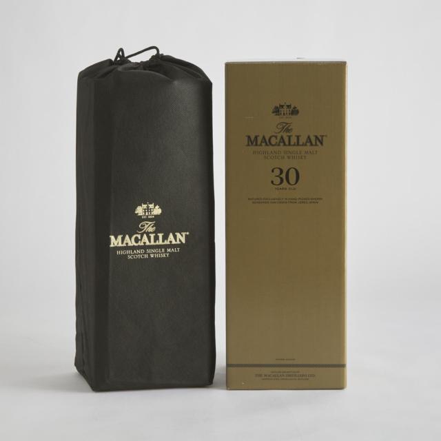 THE MACALLAN HIGHLAND SINGLE MALT SCOTCH WHISKY 30 YEARS (ONE 750 ML)