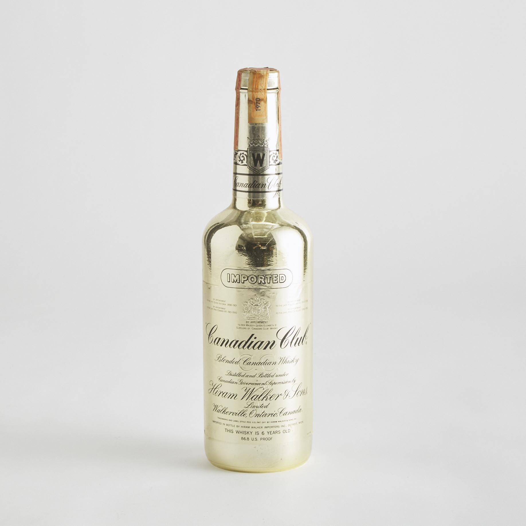 CANADIAN CLUB CANADIAN WHISKY 6 YEARS (ONE 750 ML?)