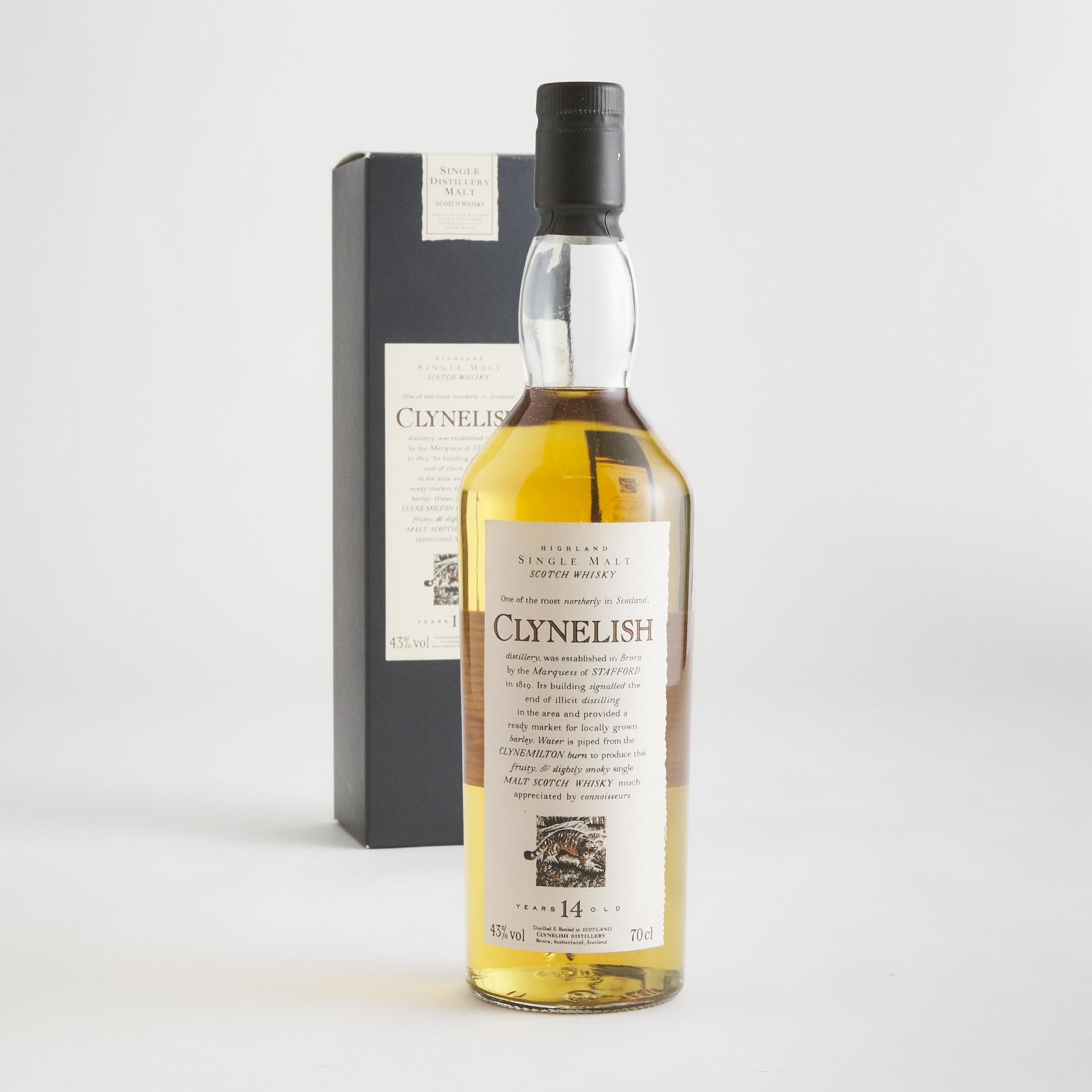 CLYNELISH HIGHLAND MALTS SCOTCH WHISKY 14 YEARS (ONE 70 CL)