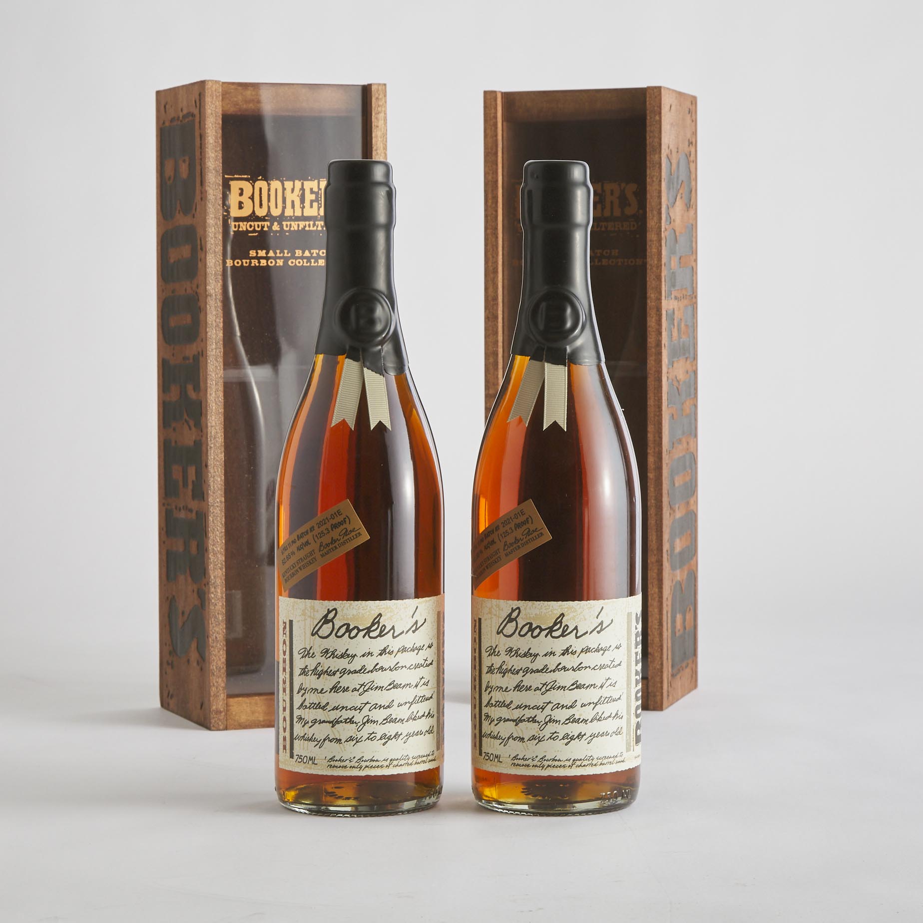 BOOKER’S SMALL BATCH KENTUCKY STRAIGHT BOURBON WHISKEY 6 YEARS 11 MONTHS (TWO 750 ML)