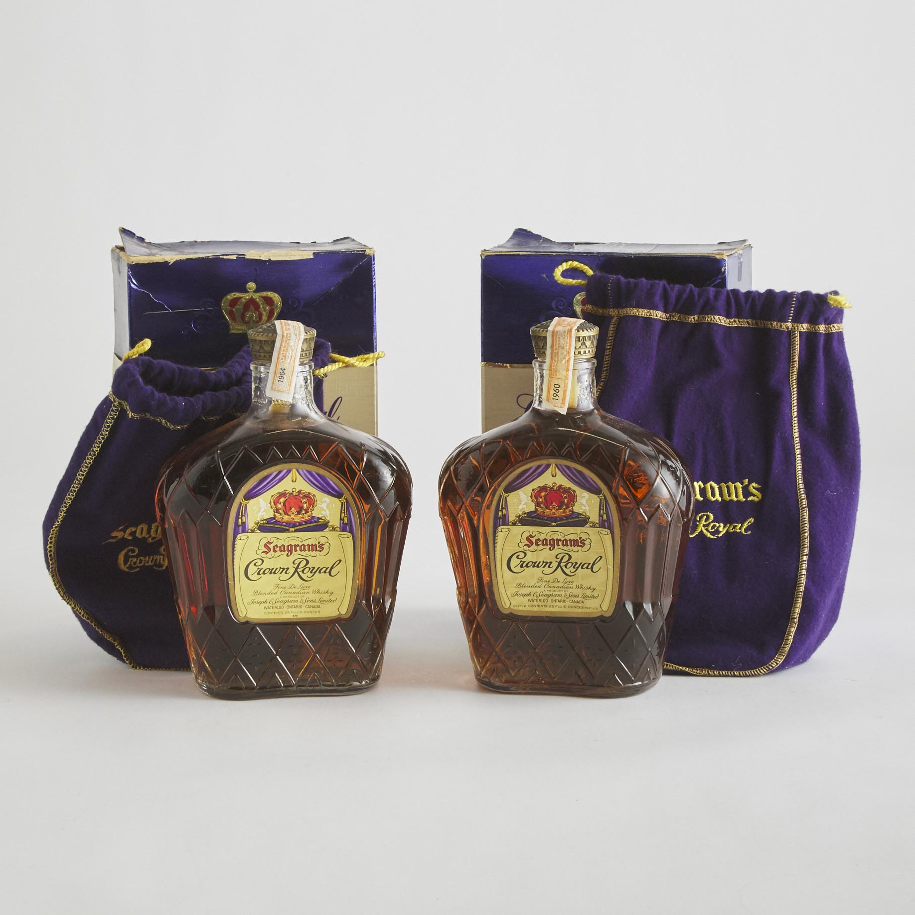 SEAGRAM’S CROWN ROYAL CANADIAN WHISKY (ONE 25 OZ)
SEAGRAM’S CROWN ROYAL CANADIAN WHISKY (ONE 25 OZ)