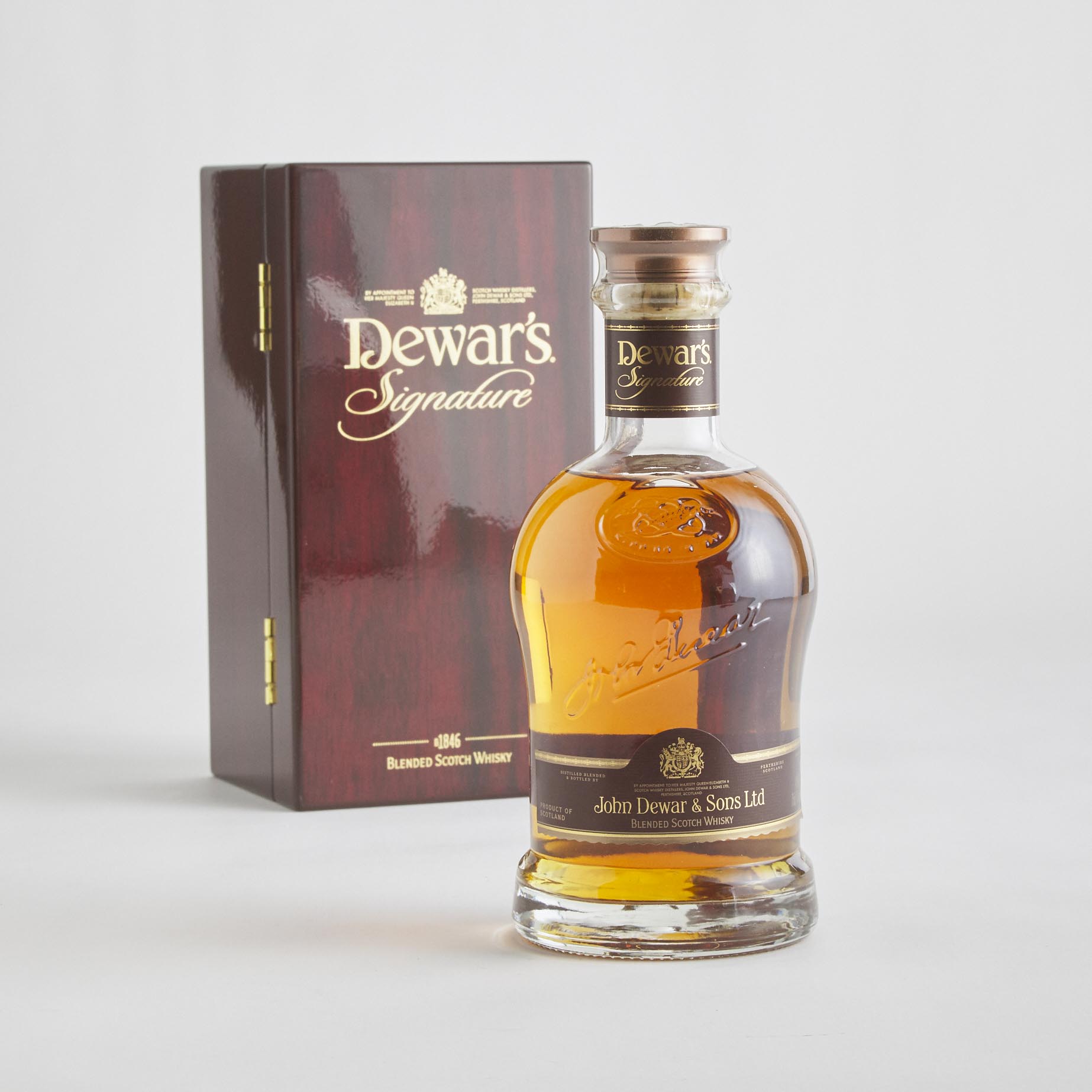 DEWAR'S SIGNATURE BLENDED SCOTCH WHISKY NAS (ONE 750 ML)