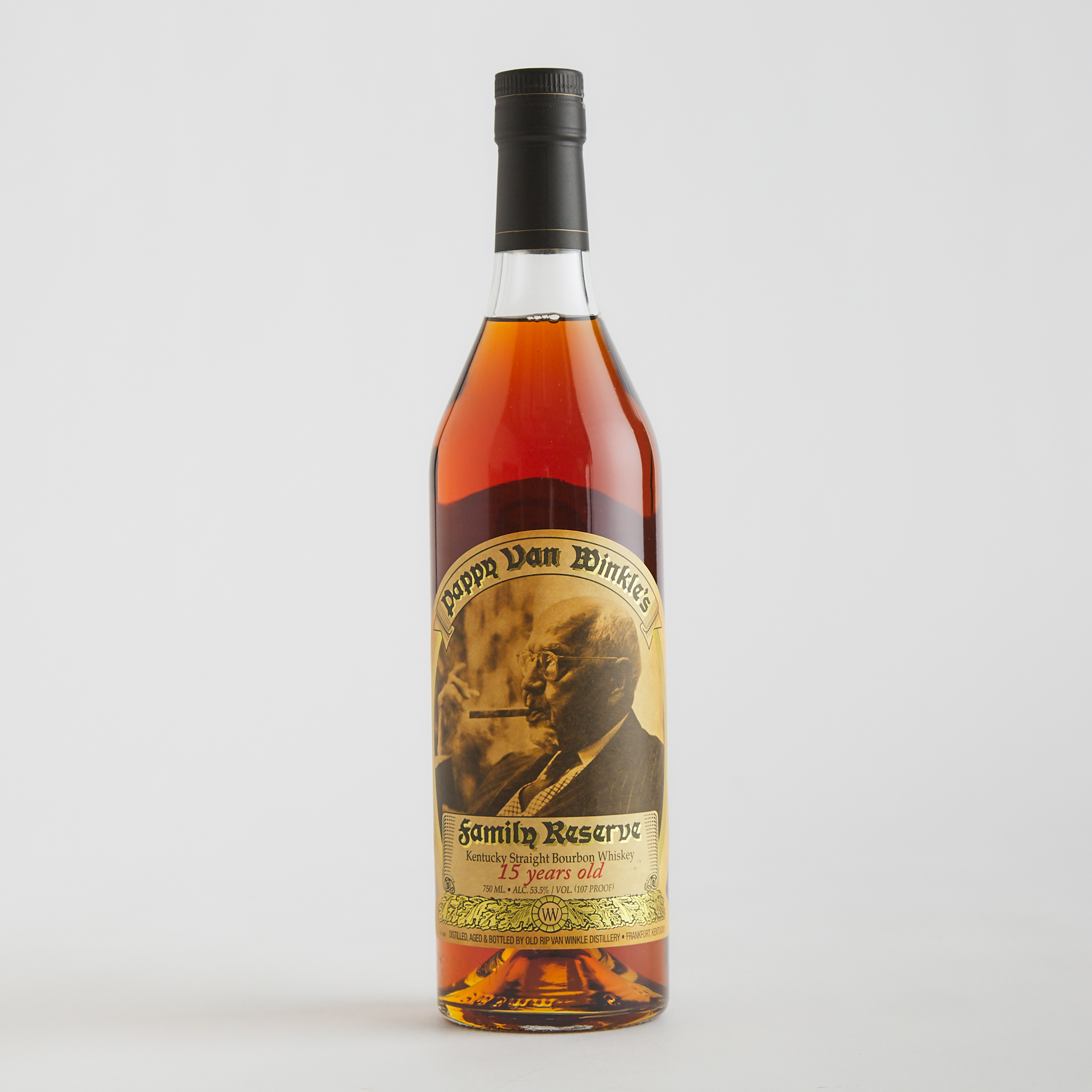 PAPPY VAN WINKLE FAMILY RESERVE KENTUCKY STRAIGHT BOURBON WHISKEY 15 YEARS (ONE 750 ML)