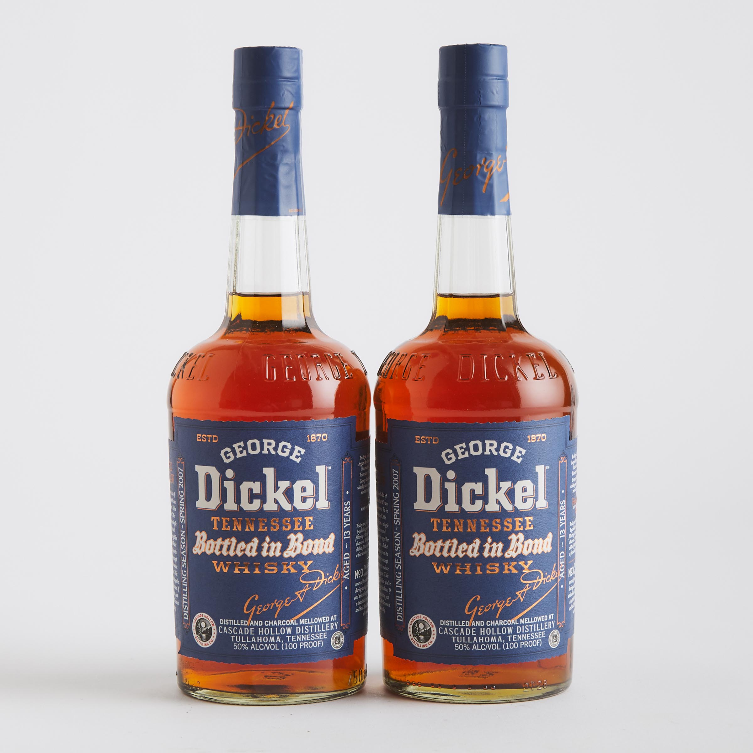 GEORGE DICKEL TENNESSEE WHISKY 13 YEARS (TWO 750 ML)
