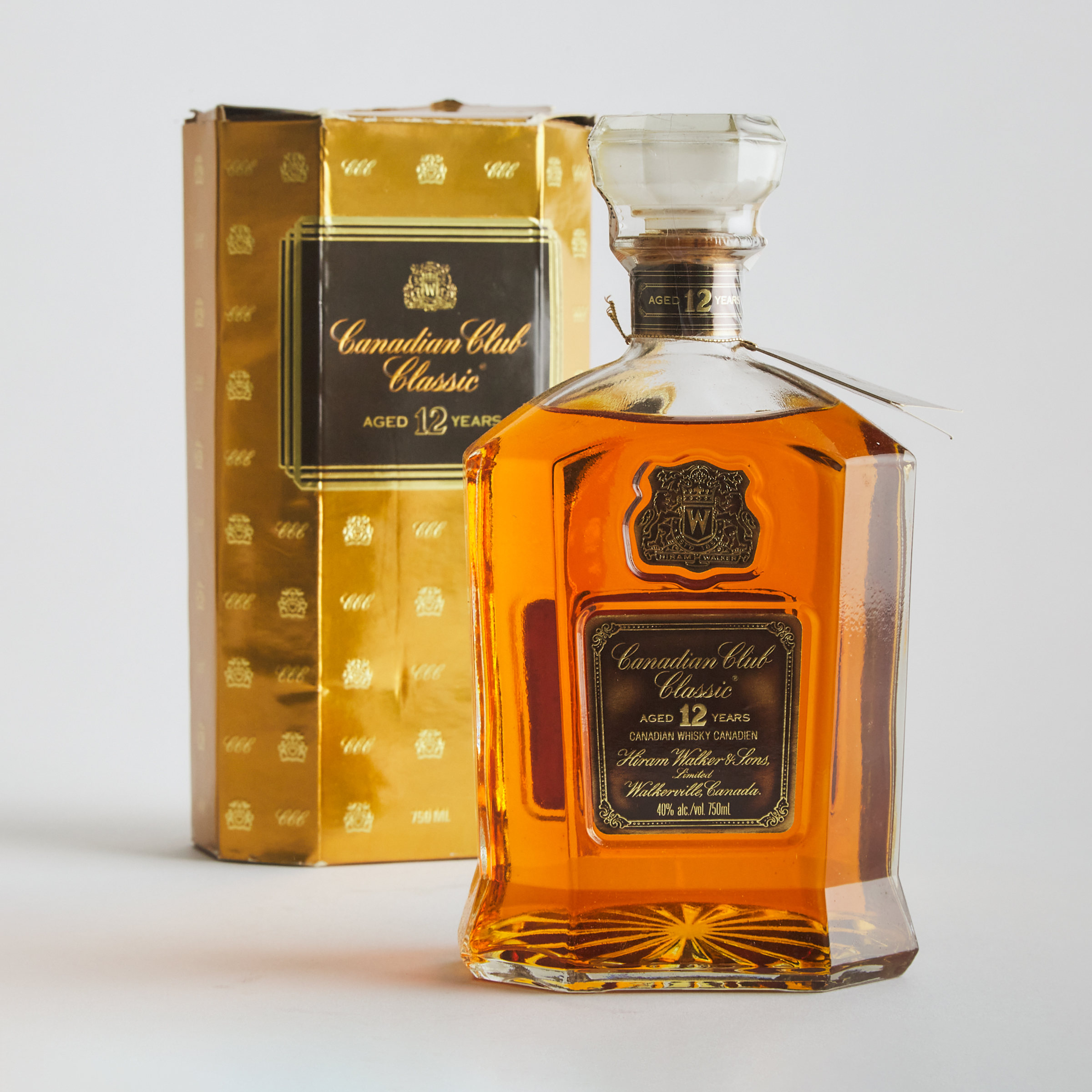 CANADIAN CLUB CLASSIC CANADIAN WHISKY 12 YEARS (ONE 750 ML)