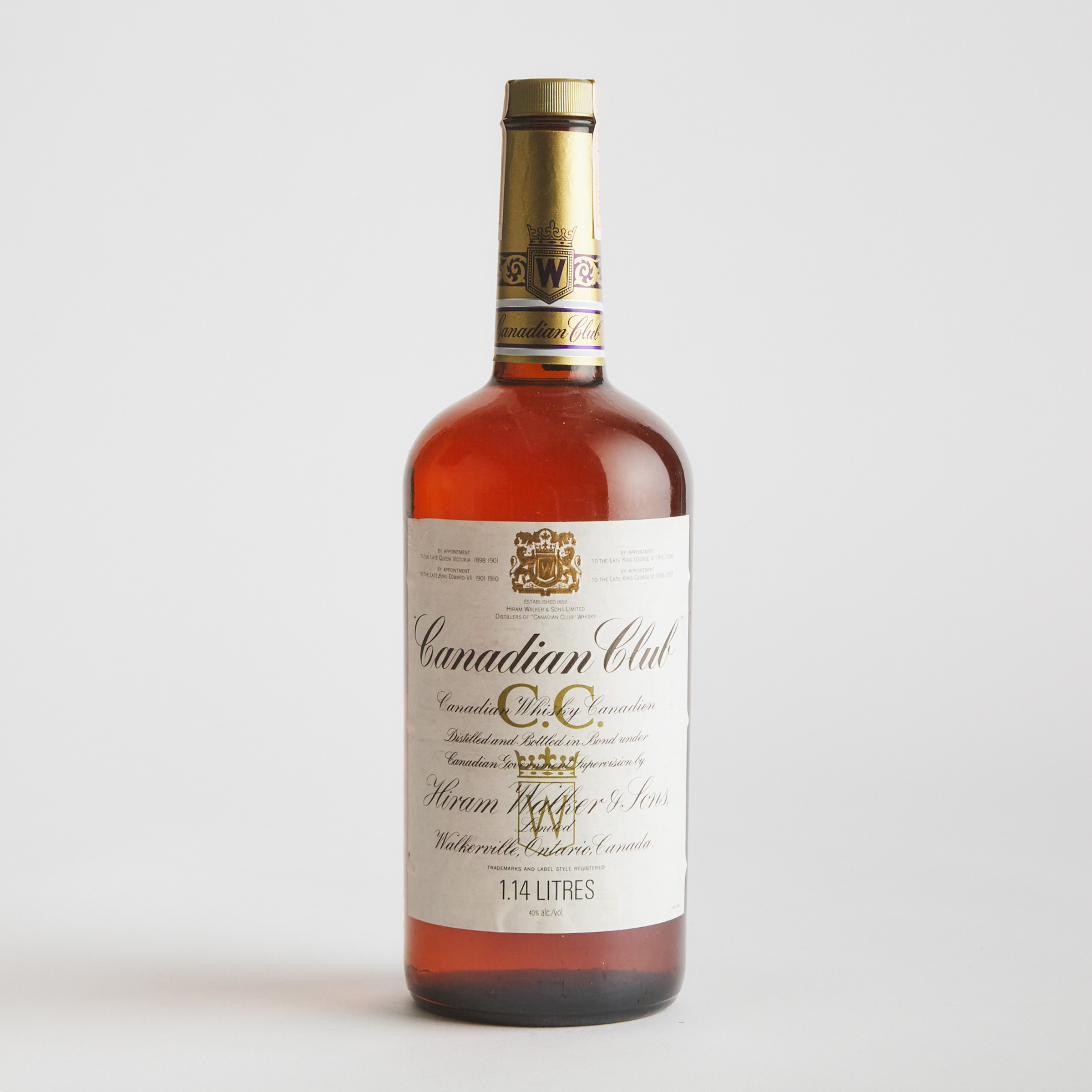 CANADIAN CLUB CANADIAN WHISKY (ONE 1140 ML)