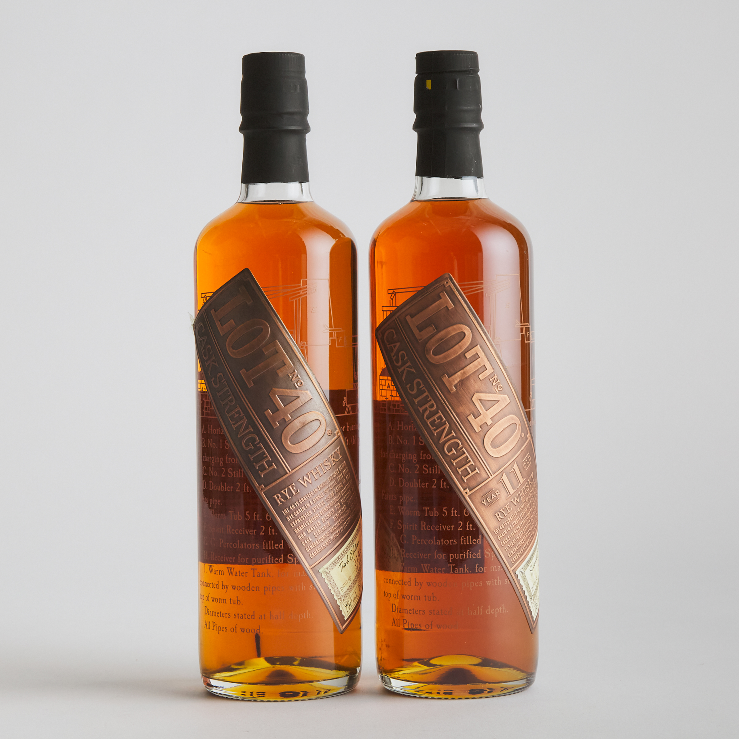 LOT 40 CASK STRENGTH RYE WHISKY 11 YEARS (ONE 750 ML)LOT 40 CASK STRENGTH RYE WHISKY NAS (ONE 750 ML)