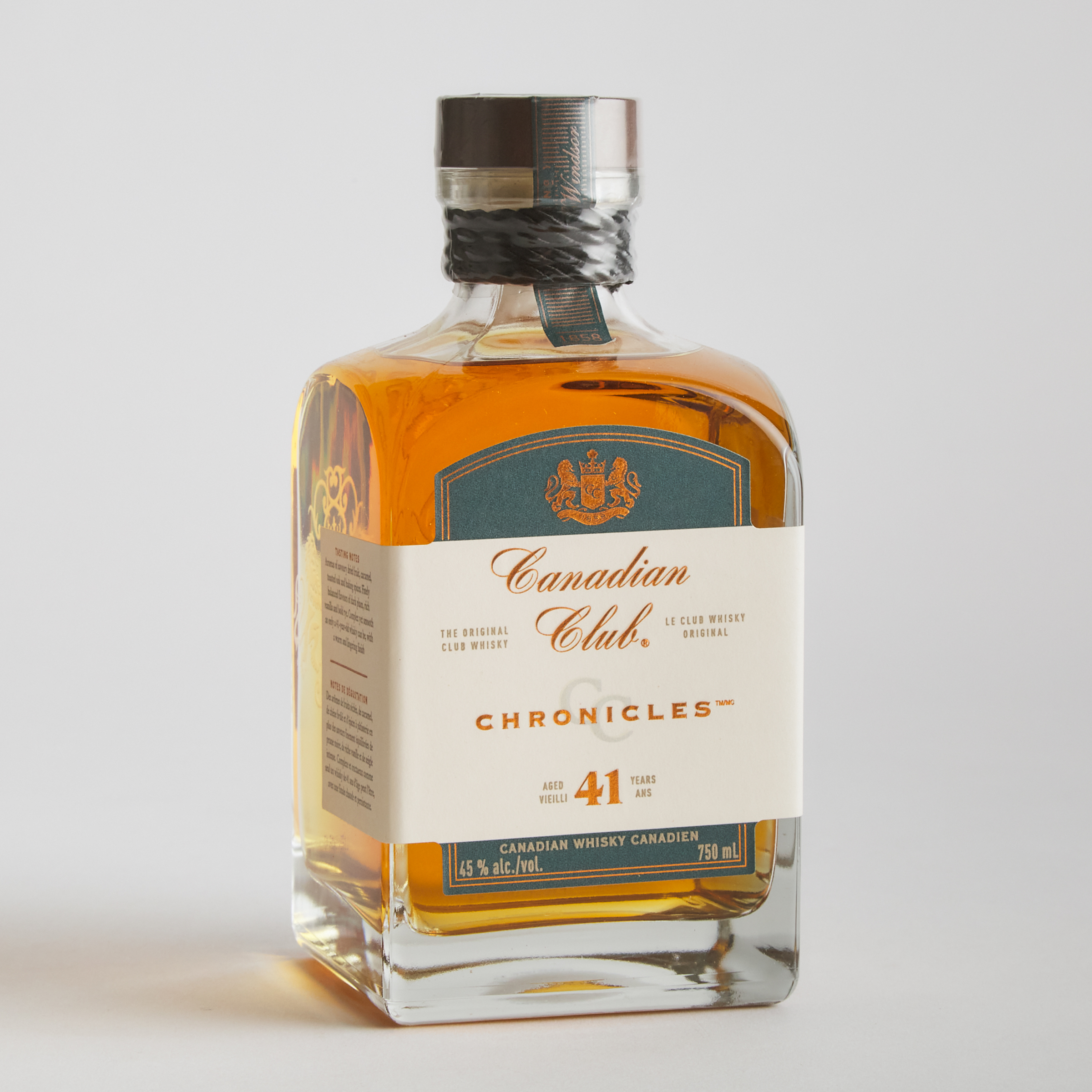 CANADIAN CLUB CANADIAN WHISKY 41 YEARS (ONE 750 ML)