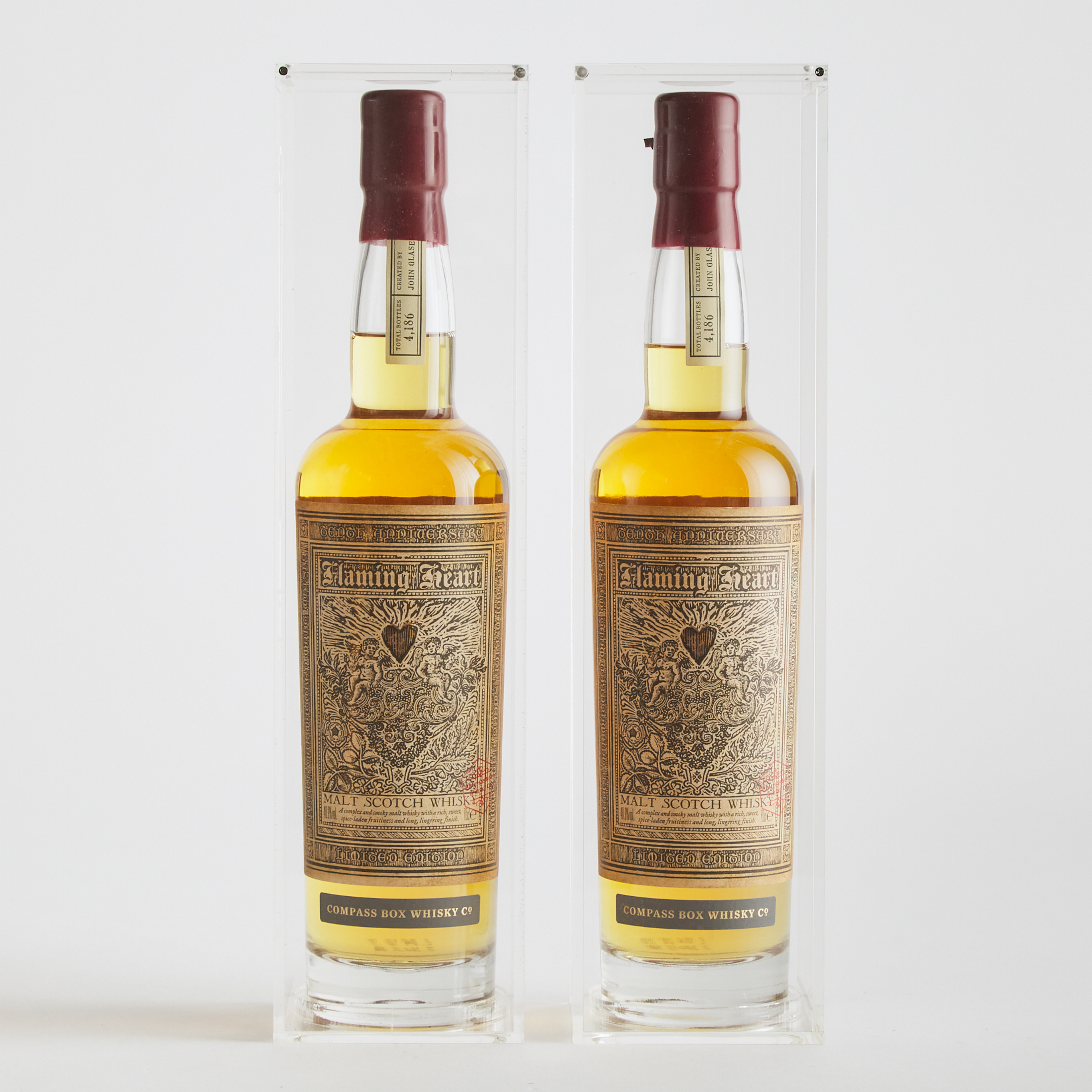COMPASS BOX BLENDED MALT SCOTCH WHISKY NAS (TWO 70 CL)