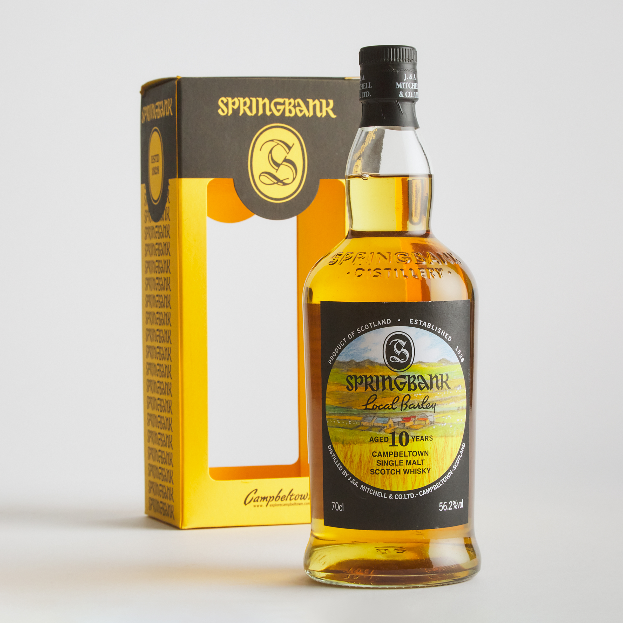 SPRINGBANK CAMPBELTOWN SINGLE MALT WHISKY 10 YEARS (ONE 70 CL)