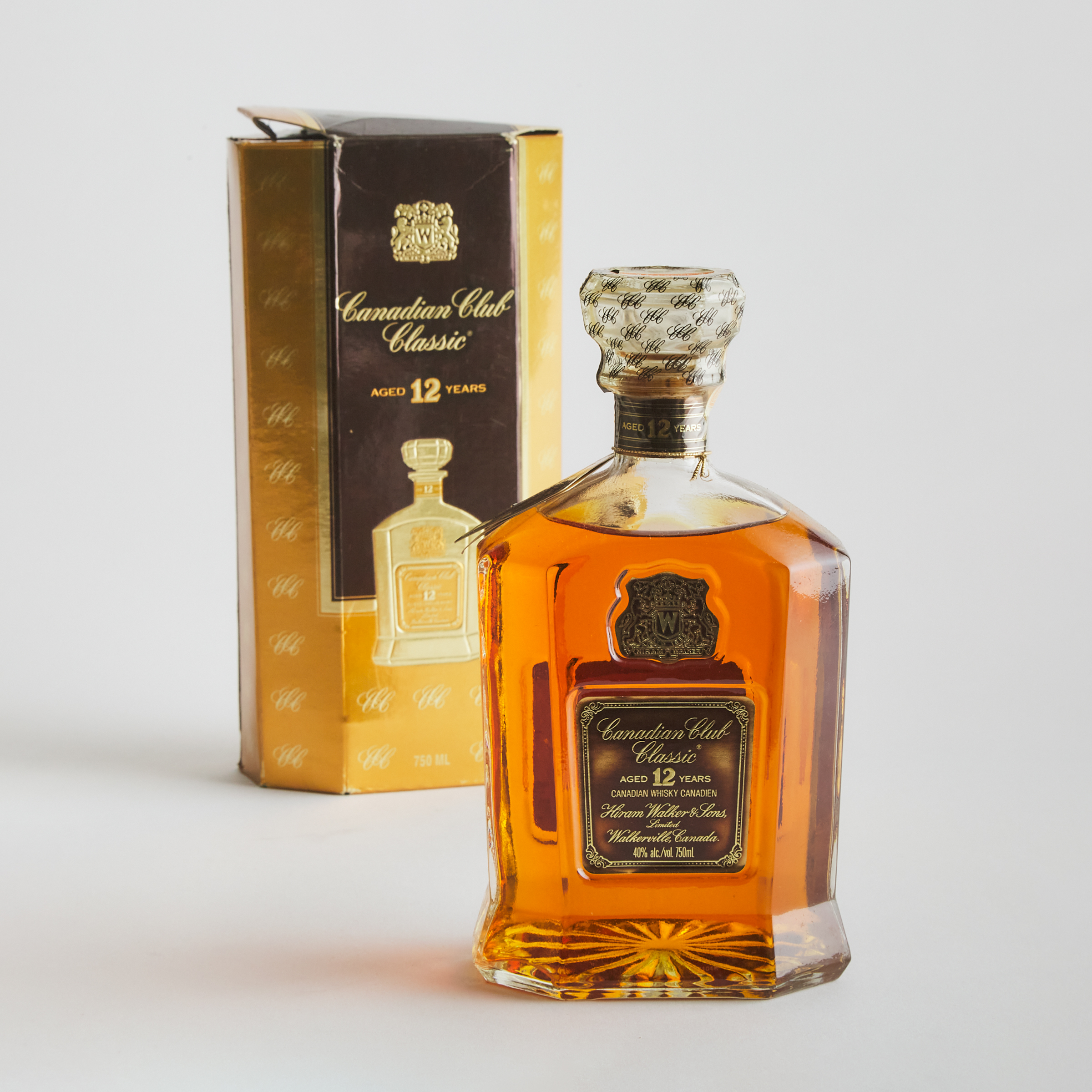 CANADIAN CLUB CLASSIC CANADIAN WHISKY 12 YEARS (ONE 750 ML)