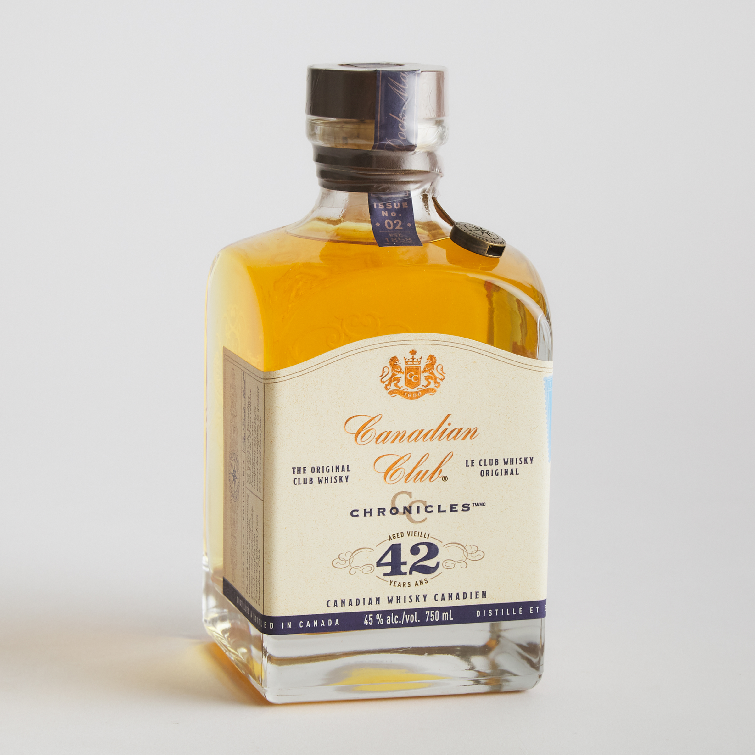 CANADIAN CLUB CANADIAN WHISKY 42 YEARS (ONE 750 ML)