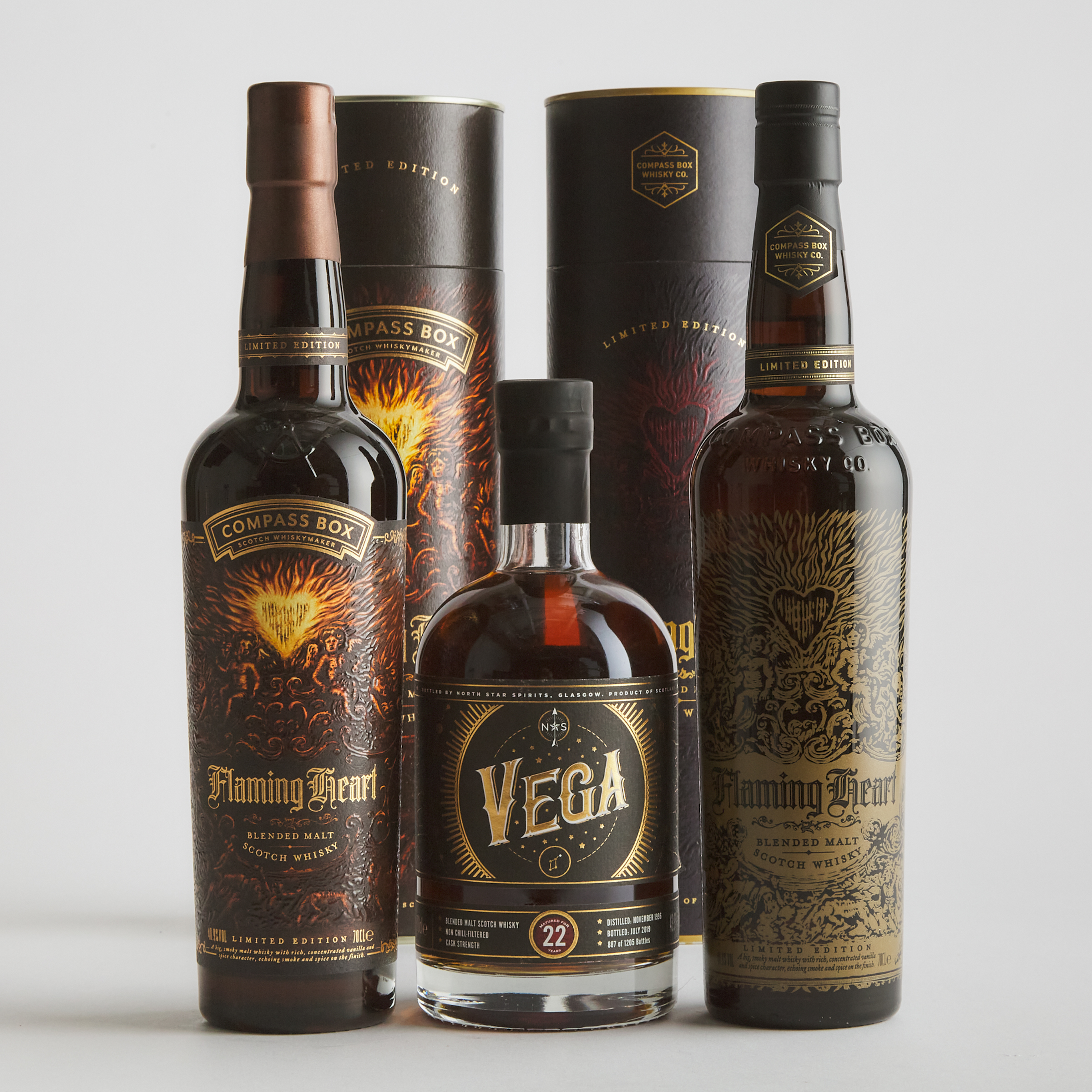 COMPASS BOX BLENDED SCOTCH WHISKY NAS (ONE 70 CL)
COMPASS BOX BLENDED SCOTCH WHISKY NAS (ONE 70 CL)
VEGA BLENDED MALT SCOTCH WHISKY 22 YEARS (ONE 70 CL)