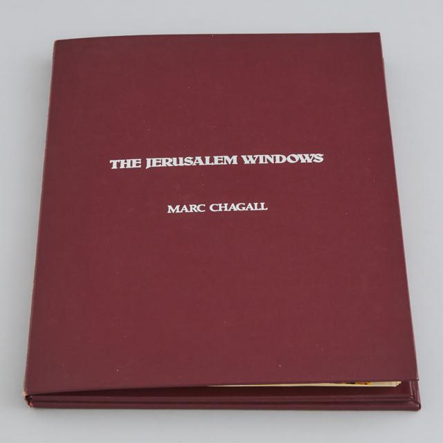 Cased Set of 12 Marc Chagall 'Jerusalem Windows' Canadian Silver Ingots, Mosaic Art, 1974