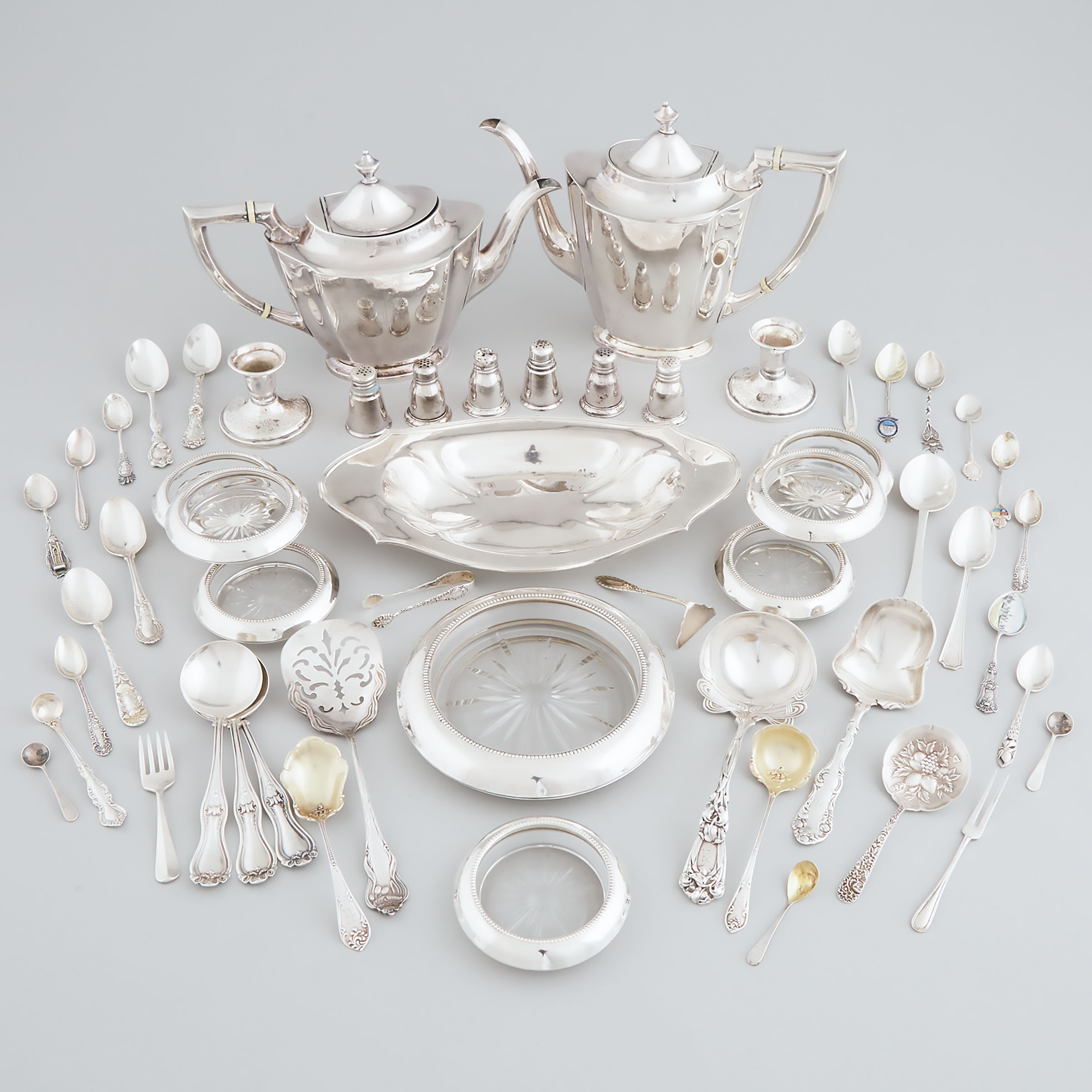 Group of mainly North American Silver, 20th century