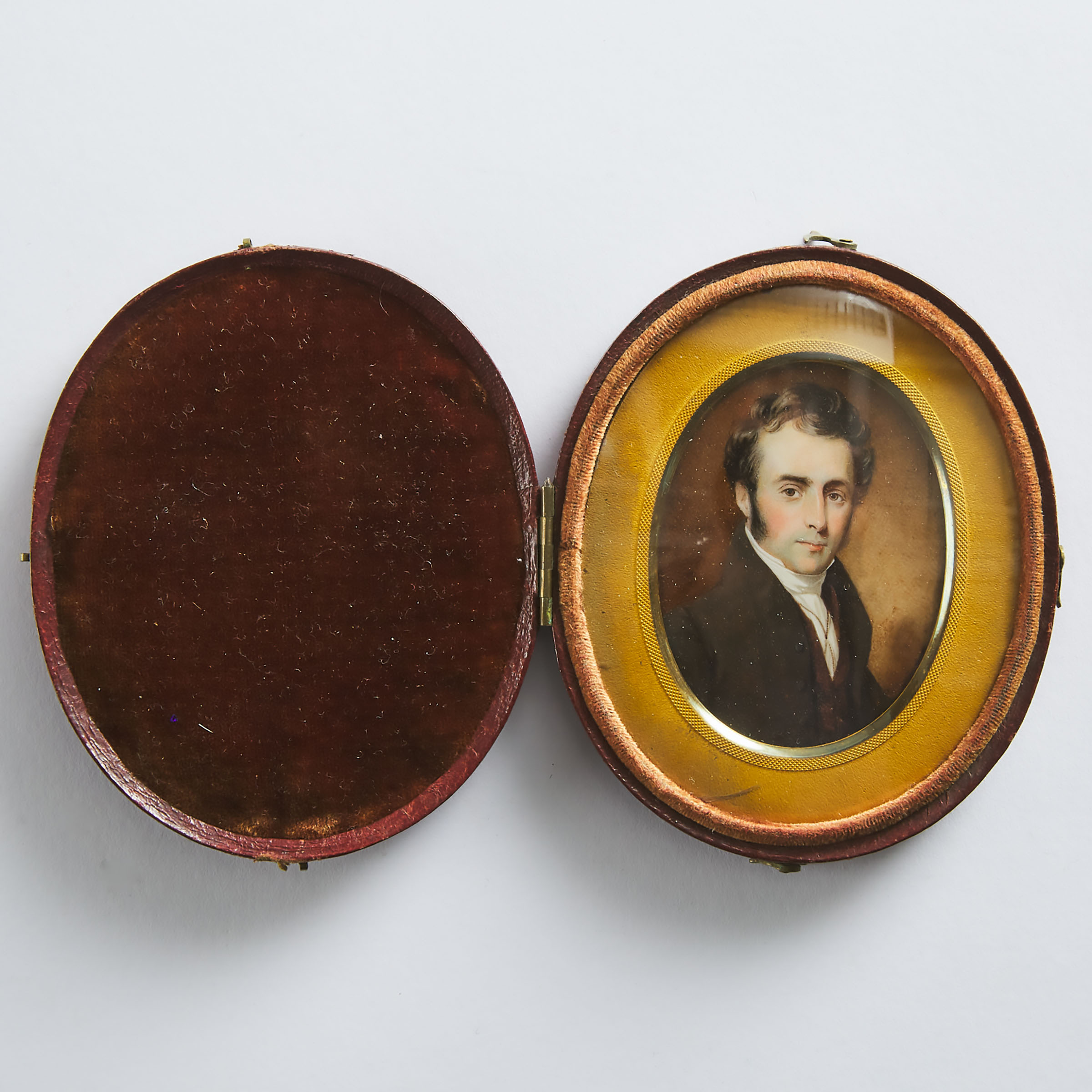Continental School Portrait Miniature of a Young Man, early 19th century