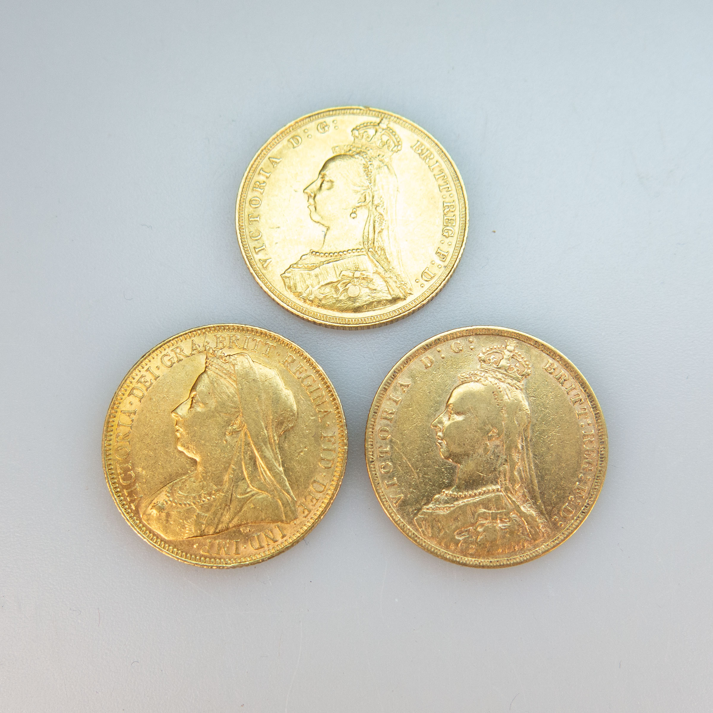 One Australian And Two British Gold Sovereigns