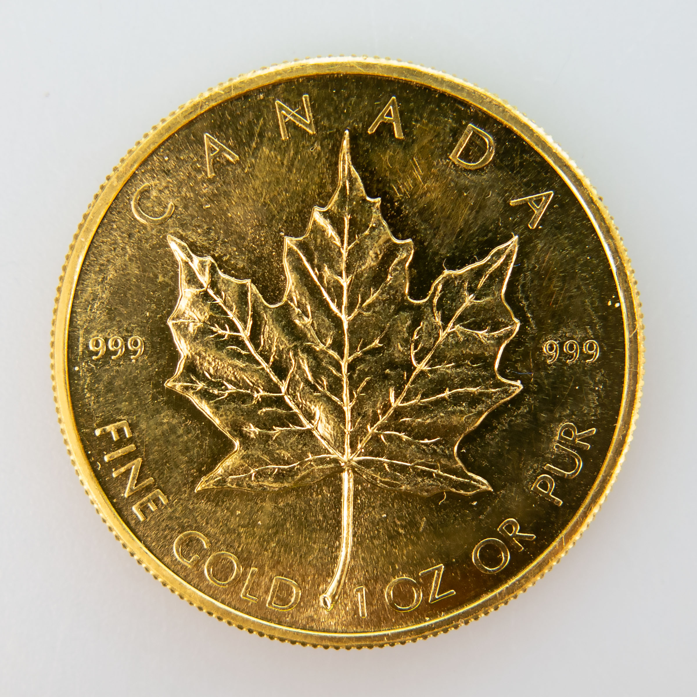 Canadian Maple Leaf 1979 $50 One Ounce Gold Coin
