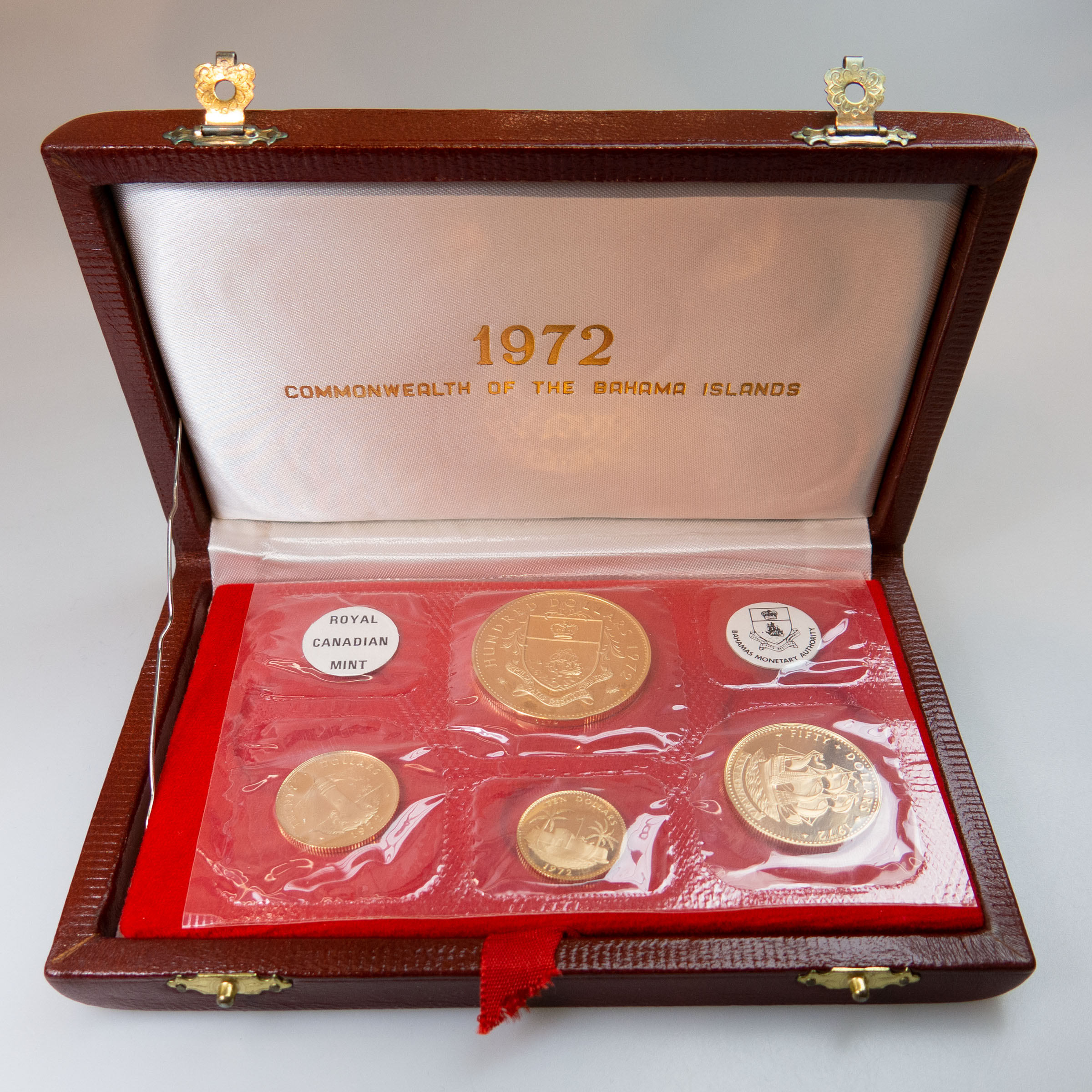 RCM 1972 Bahama Islands Four Gold Coin Set