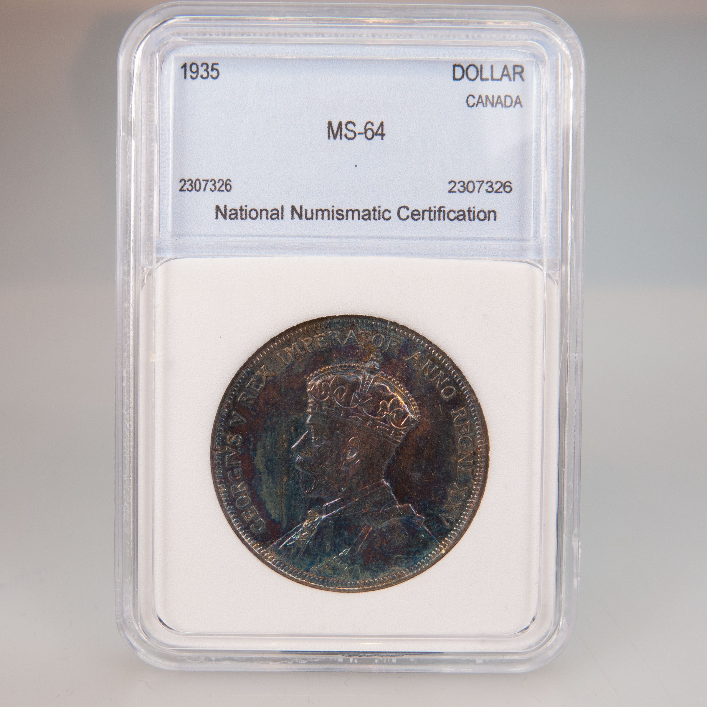 Canadian 1935 Silver Dollar
