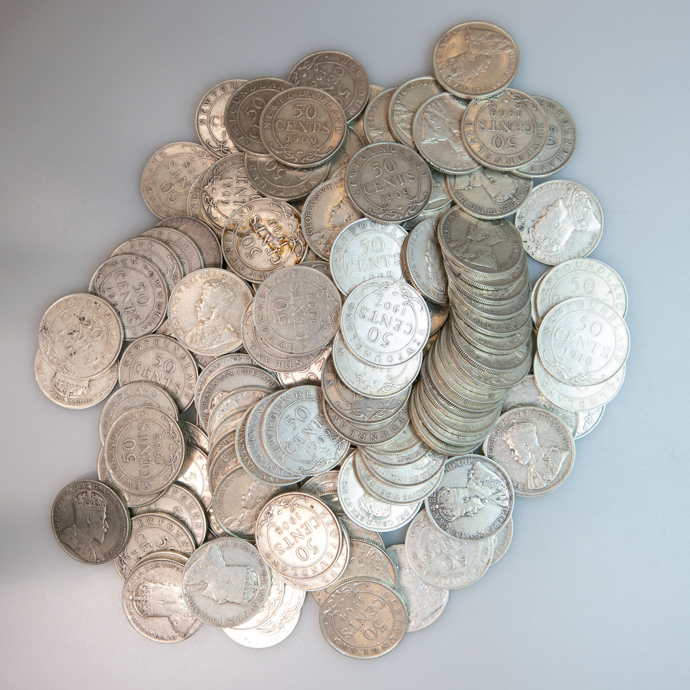 146 Newfoundland Fifty Cent Coins
