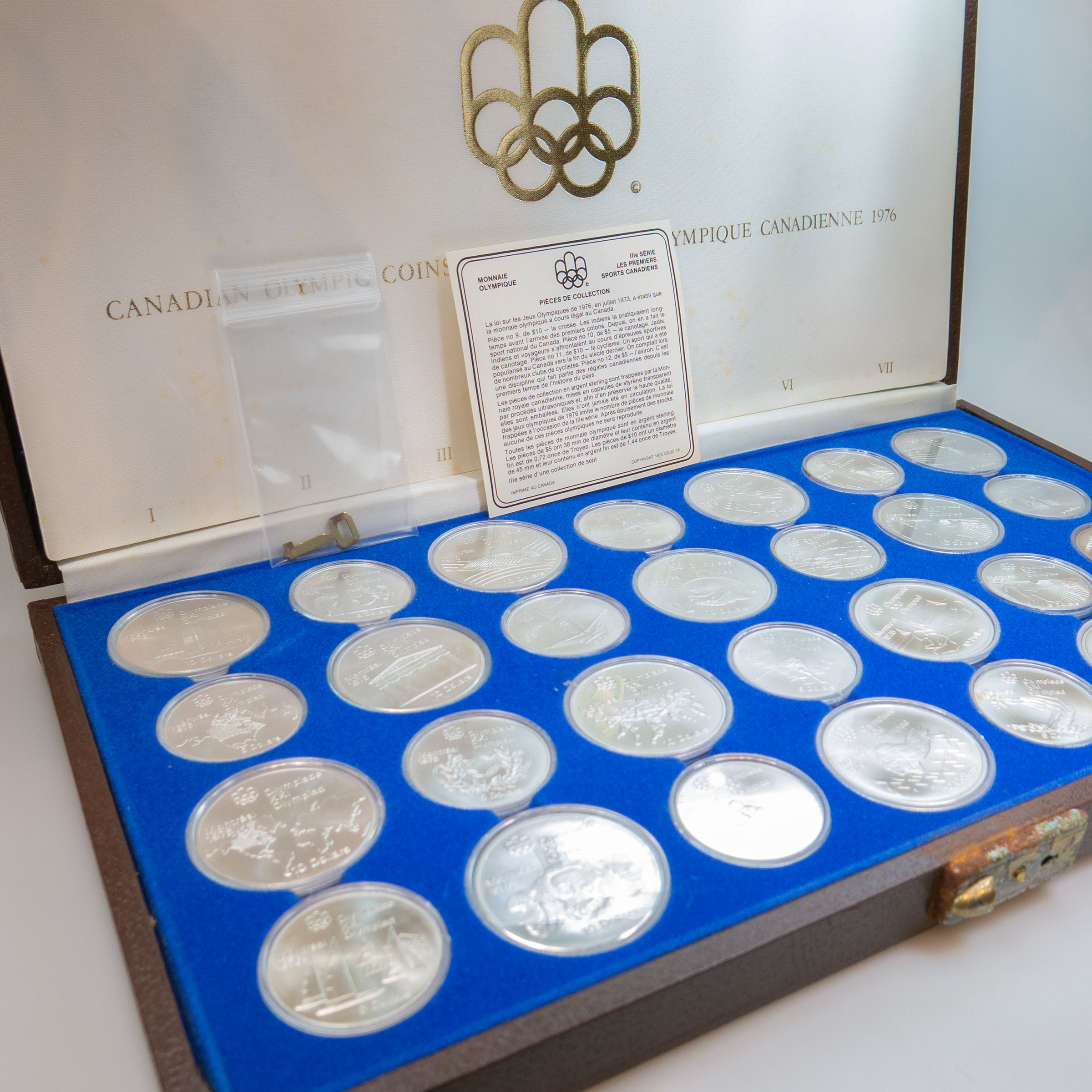 Set Of 28 1976 Montreal Olympic Coins