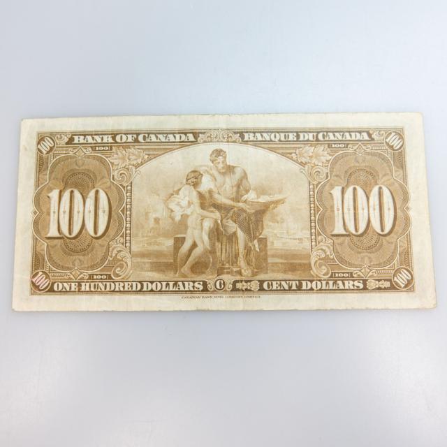 Canadian 1937 $100 Banknote