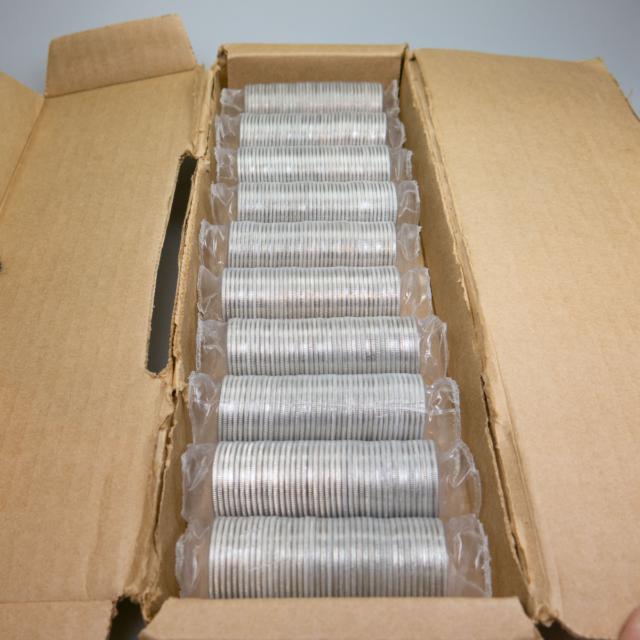 12 Rolls Of Canadian Silver Quarters