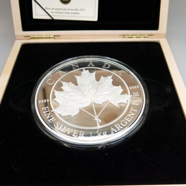RCM 'Maple Leaf Forever' $250 One Kilo Fine Silver Coin
